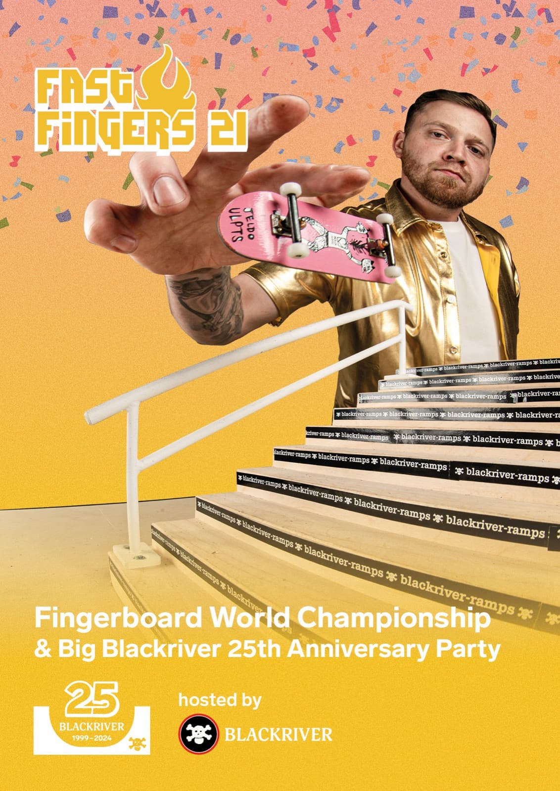Fast Fingers 21 (2024) event flyer.