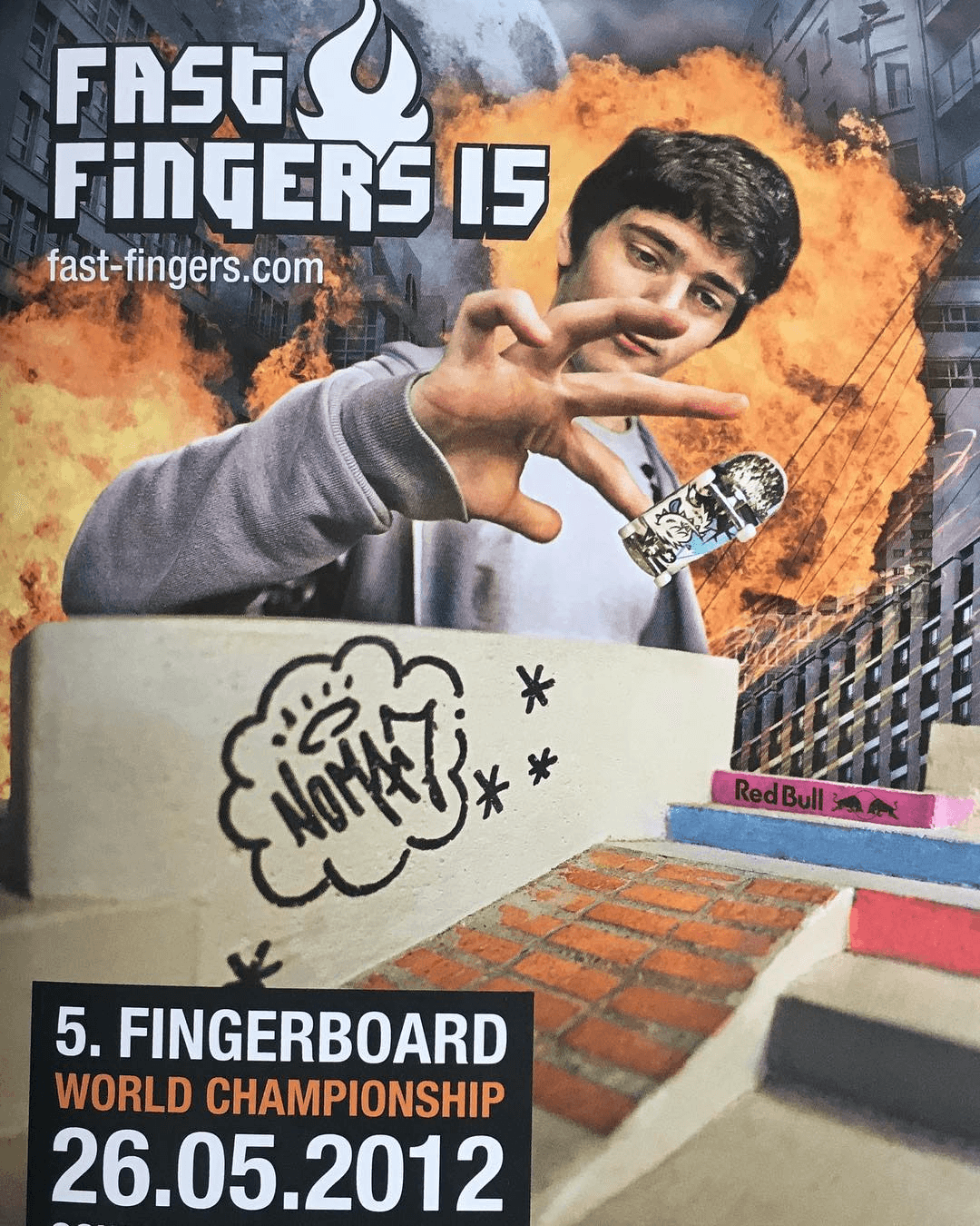 Fast Fingers 15 contest flyer (2012).